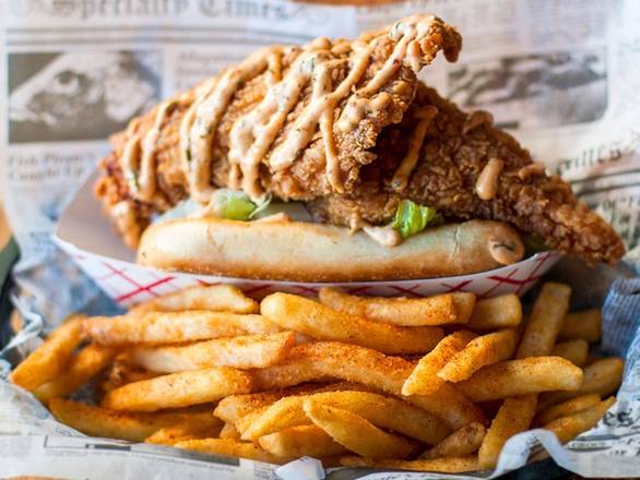 Catfish Fish Po' Boy