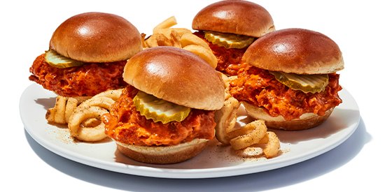 Chicken Sliders Basket