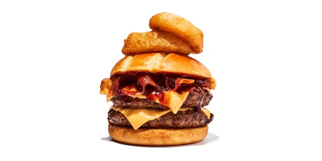 Western BBQ Burger Basket
