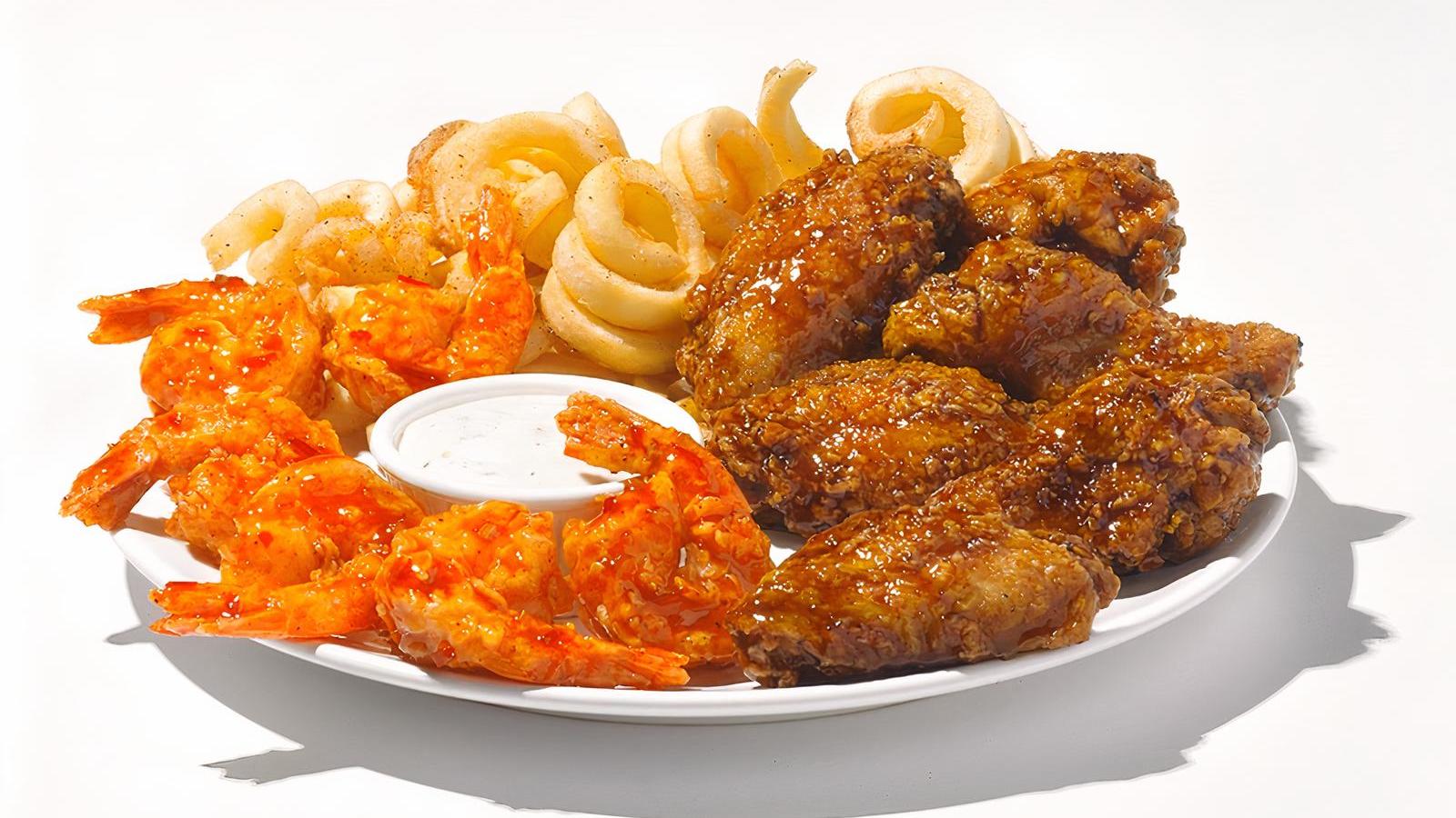 6 Wings and 6 Shrimp