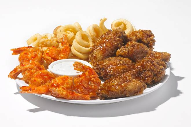 6 Wings and 6 Shrimp