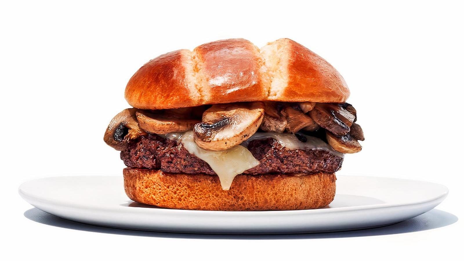 Mushroom Swiss Burger