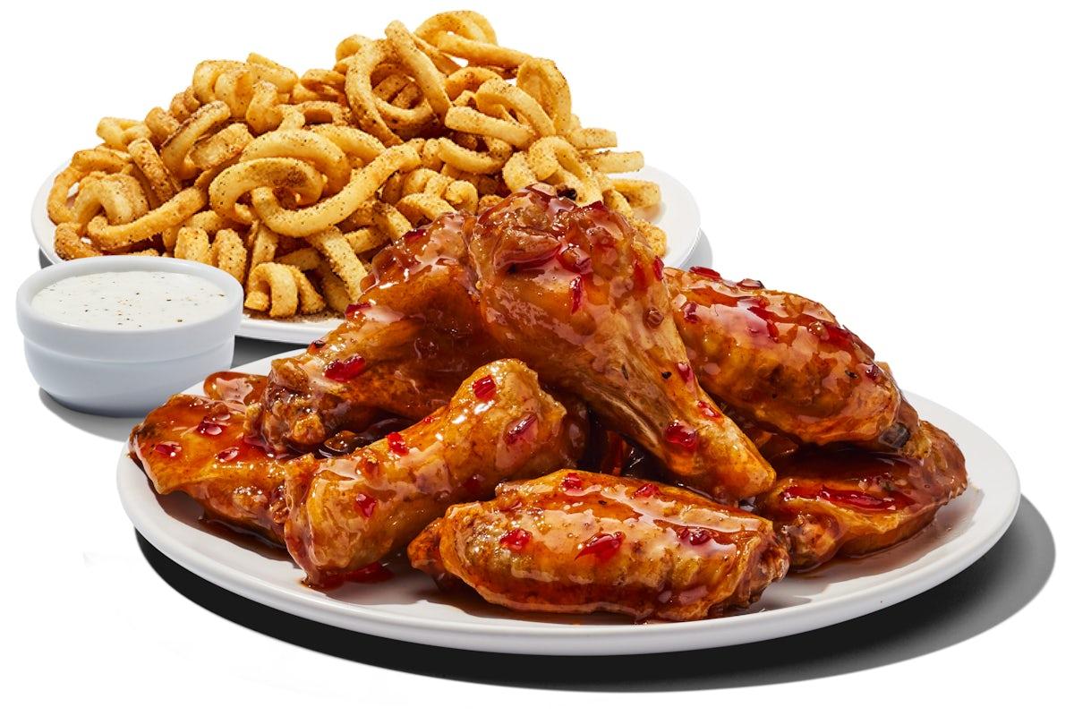 Naked Wings and Fries