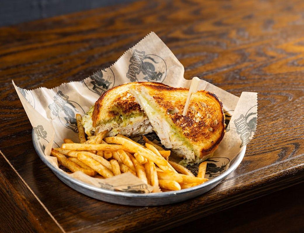 Turkey Pesto Grilled Cheese