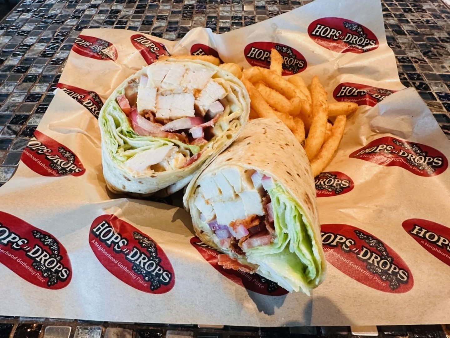 CHICKEN CLUB WRAP