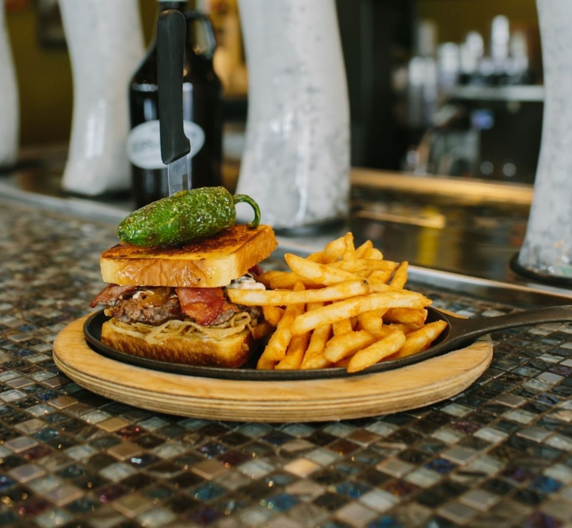 JALAPEÑO CREAM CHEESE BURGER