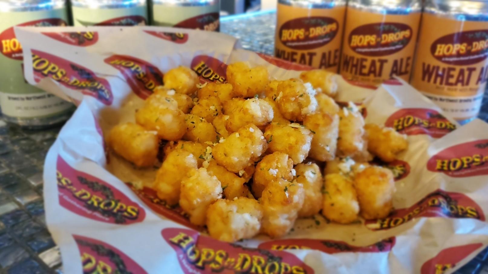 SIDE GARLIC TOTS.