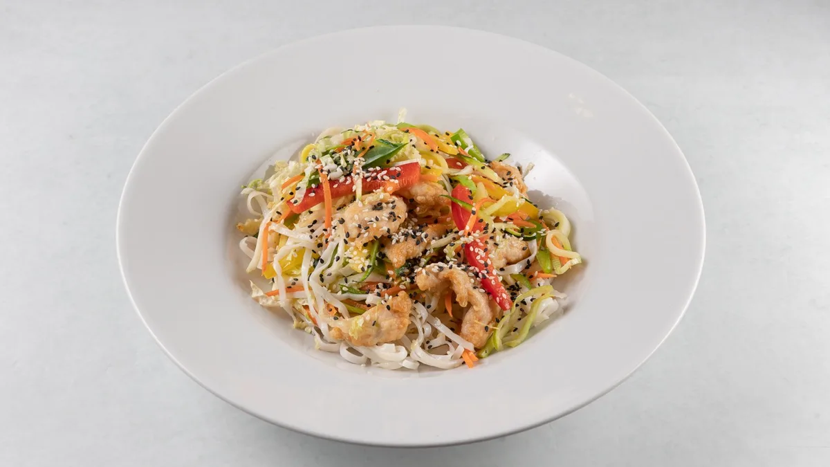Wok kozice
