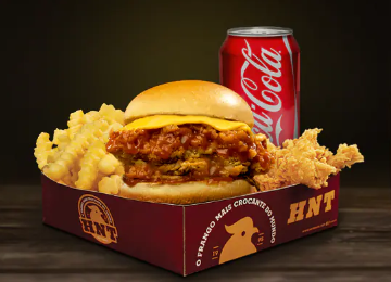 Sanduiche + Batata + 2 Chicken Finger + Refri Lata