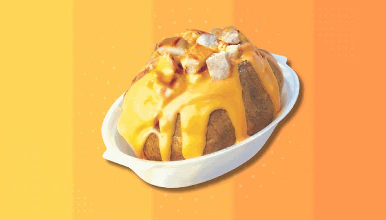 Papa Pechuga Queso
