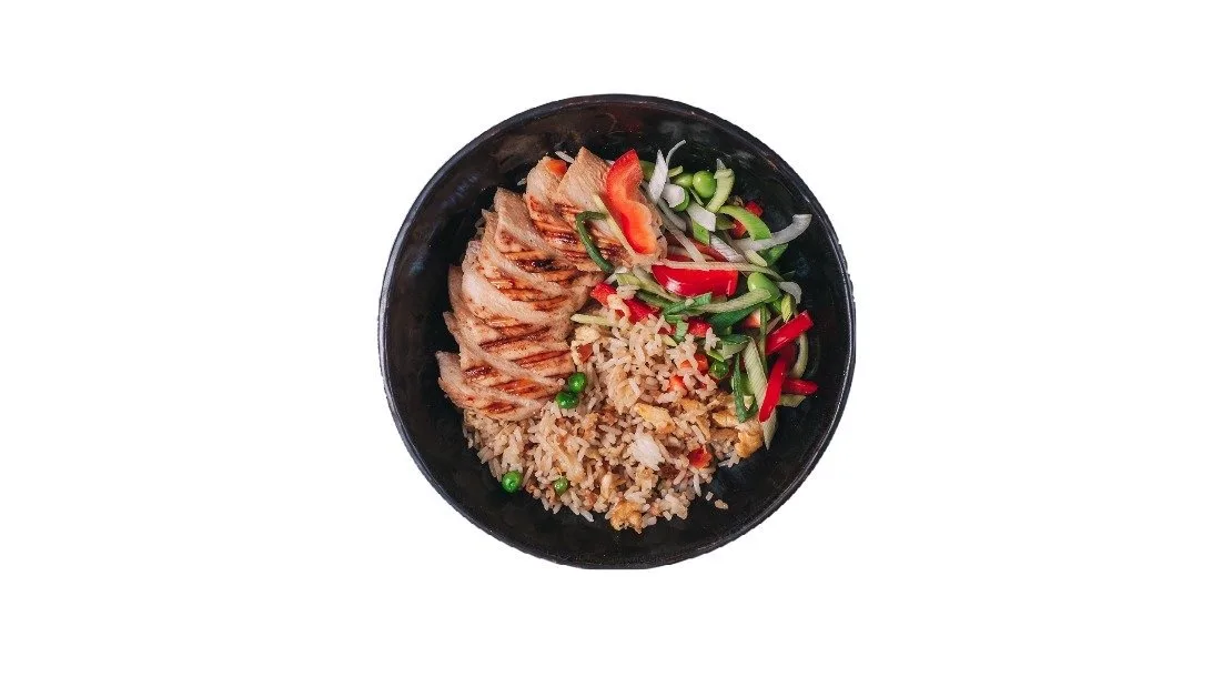 Fried rice chicken