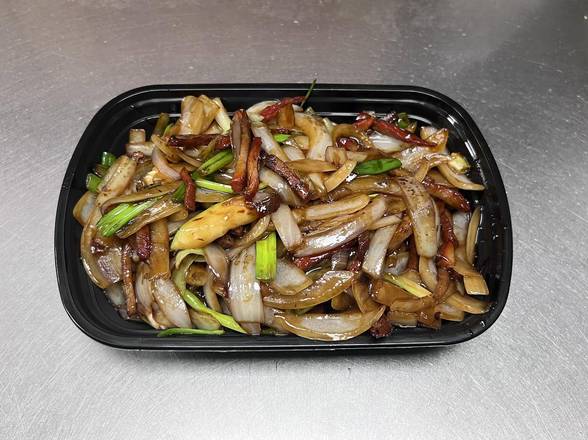 61. Roast Pork with Scallions 蔥爆叉烧 大