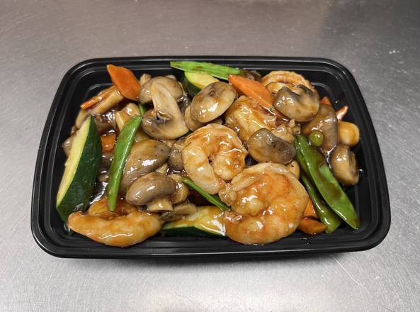 96. Shrimp with Mushroom 蘑菇虾 大