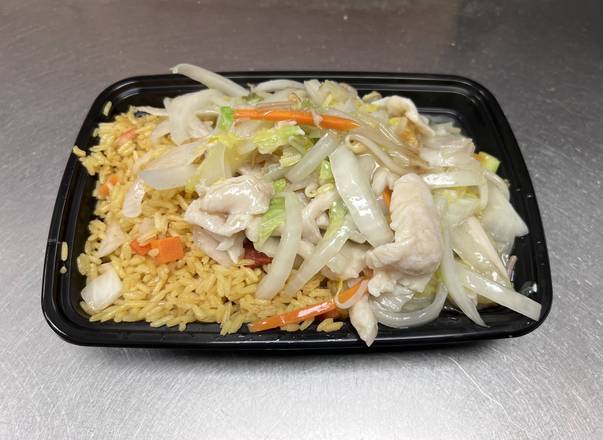 C1. Chicken Chow Mein 鸡炒面（晚餐）