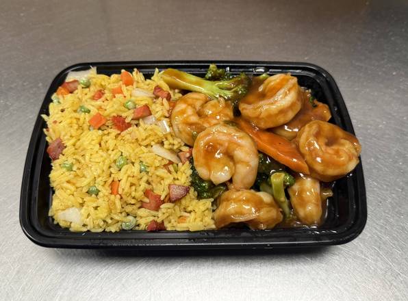C20. Shrimp with Broccoli 芥兰虾（晚餐）