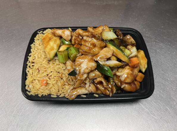 C24. Chicken and Shrimp Combo 鸡虾大烩（晚餐）