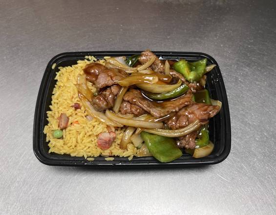 C5. Pepper Steak with Onion 青椒牛（晚餐）