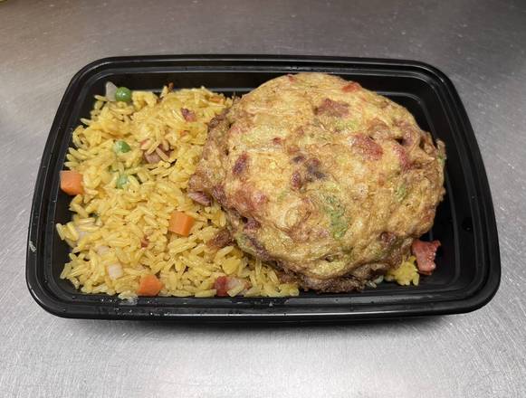 C6. Roast Pork Egg Foo Young 叉烧蓉蛋（晚餐）
