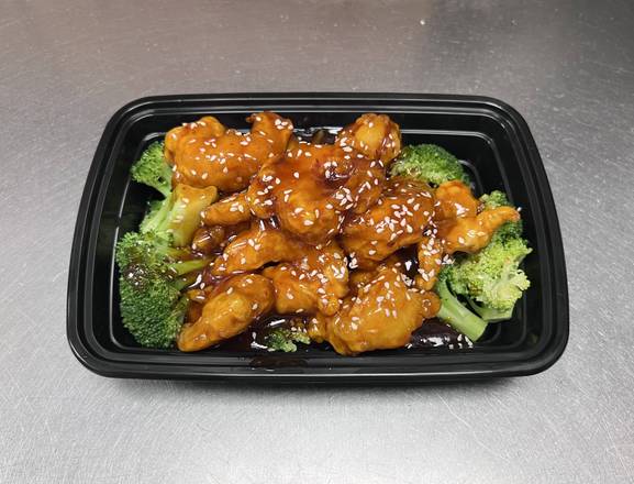 S10. Shrimp with Hot Sesame Sauce  辣芝麻虾