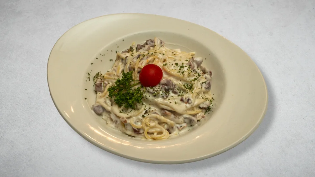 Špagete sa pršutom i parmezanom 250g