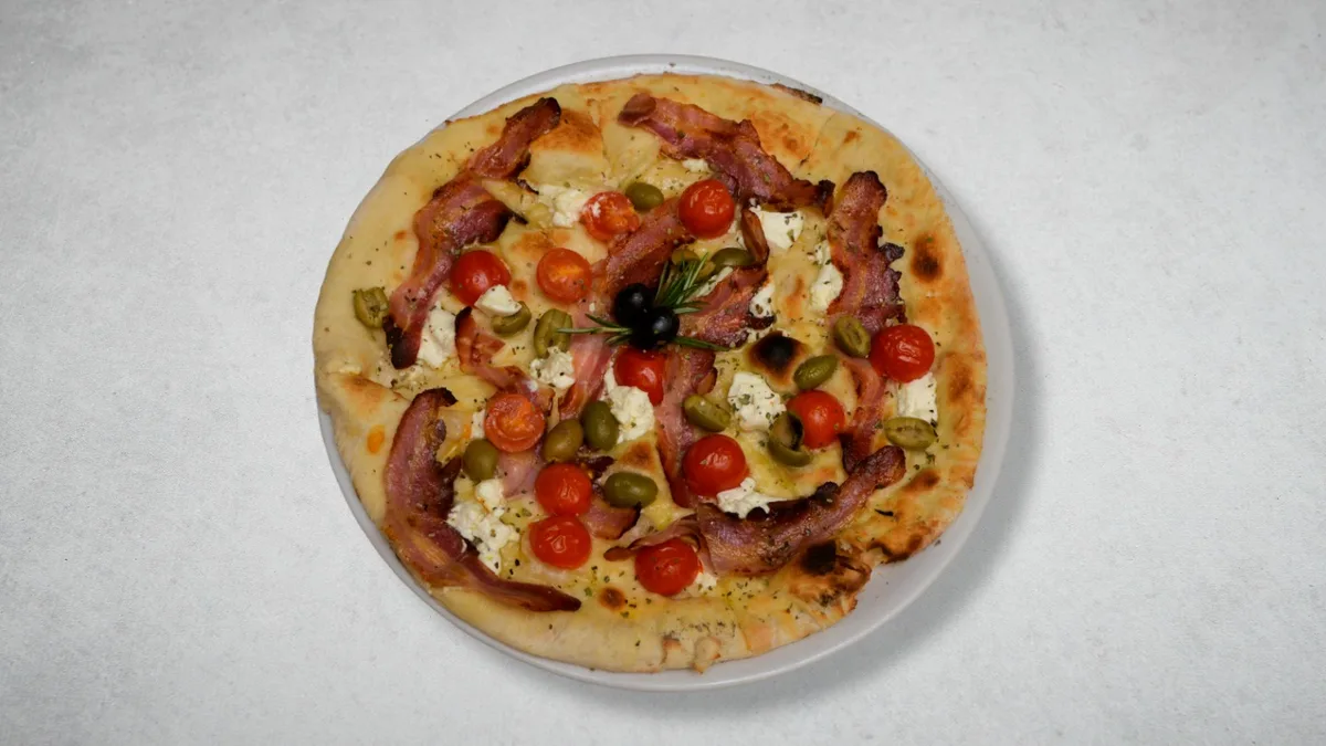 Pizza Prosciutto crudo, porcini e rucola