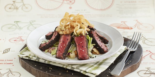 Char-Crusted Ahi Tuna Salad