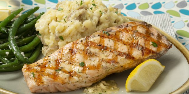 Grilled Atlantic Salmon