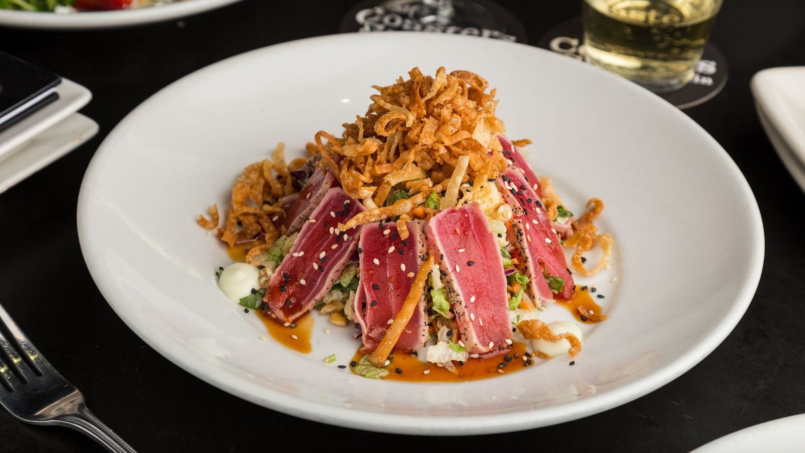 Char-Crusted Ahi Tuna Salad