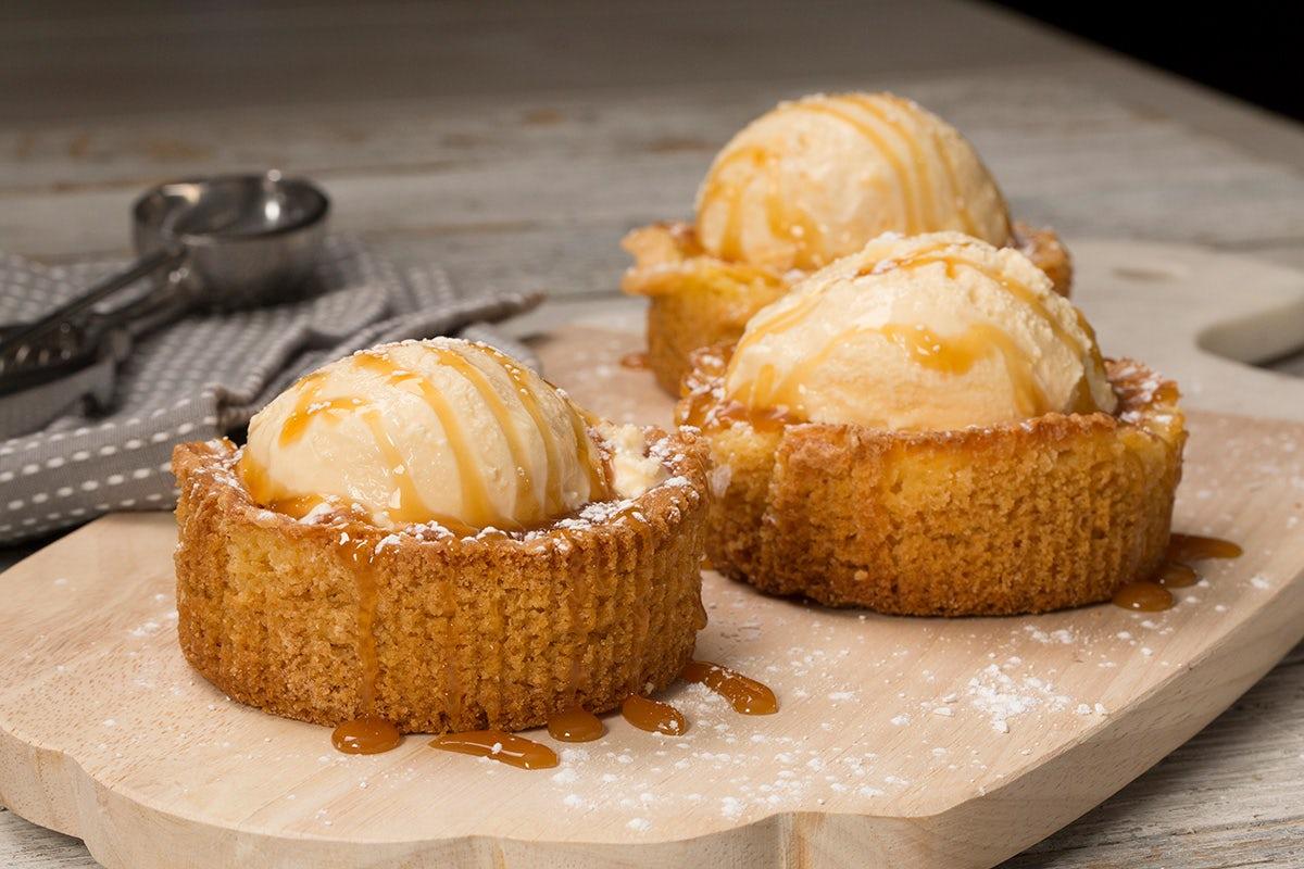 Salted Caramel Gooey Butter Cake