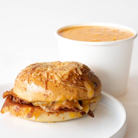 Grilled Cheese + Creamy Tomato Soup