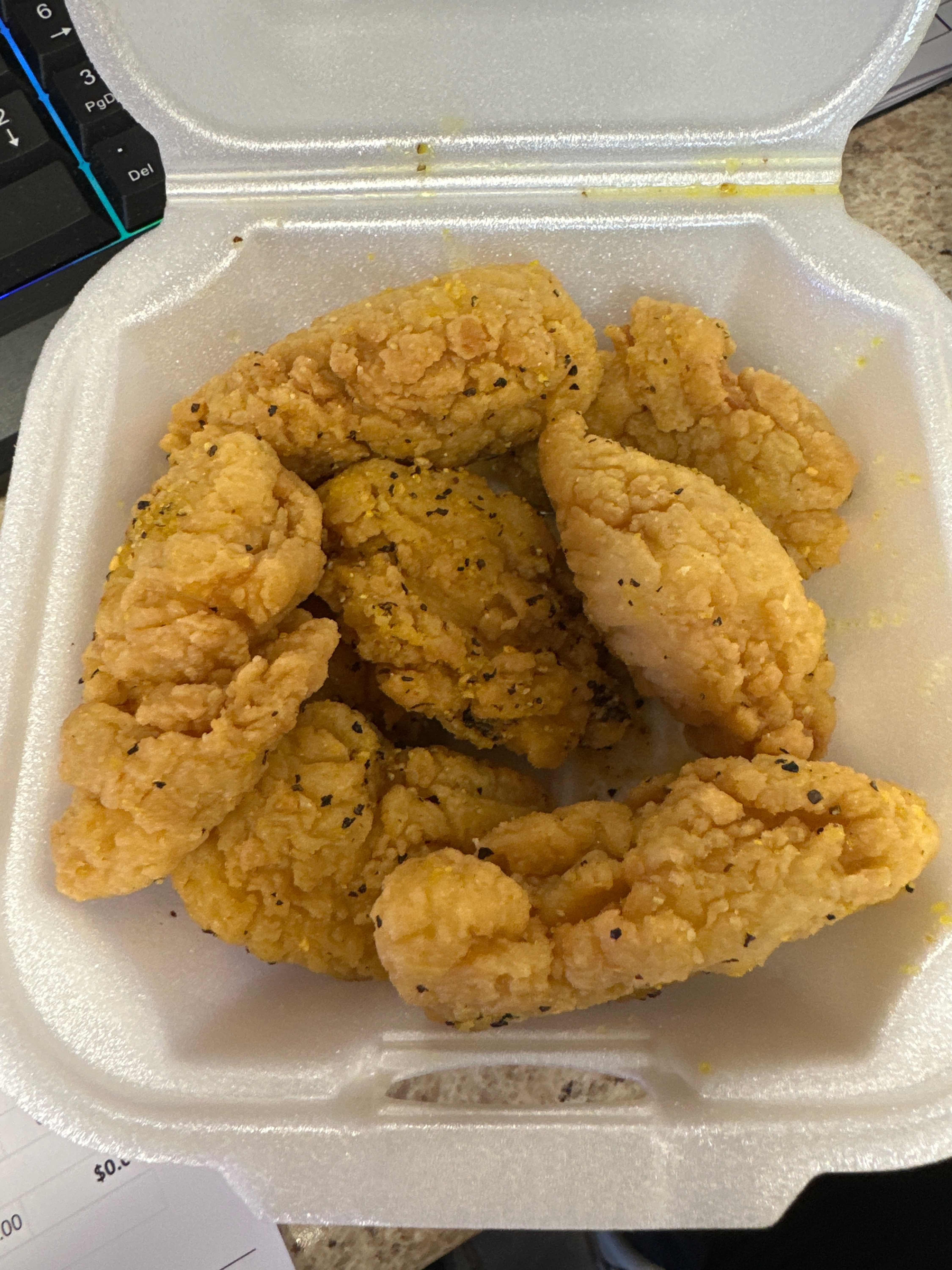 8 boneless wings