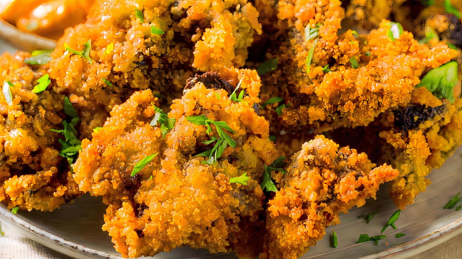 Large fried liver