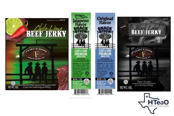 Clint and Sons Beef Sticks and Jerky