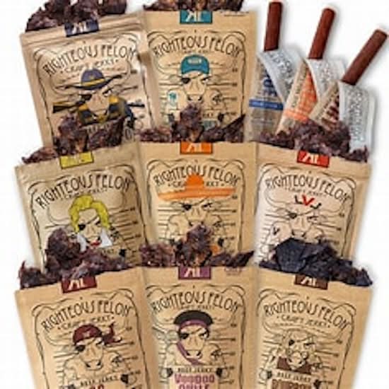 Righteous Felon Beef Sticks and Jerky