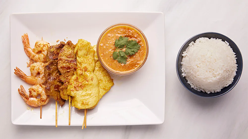 Mix Satay Tallrik