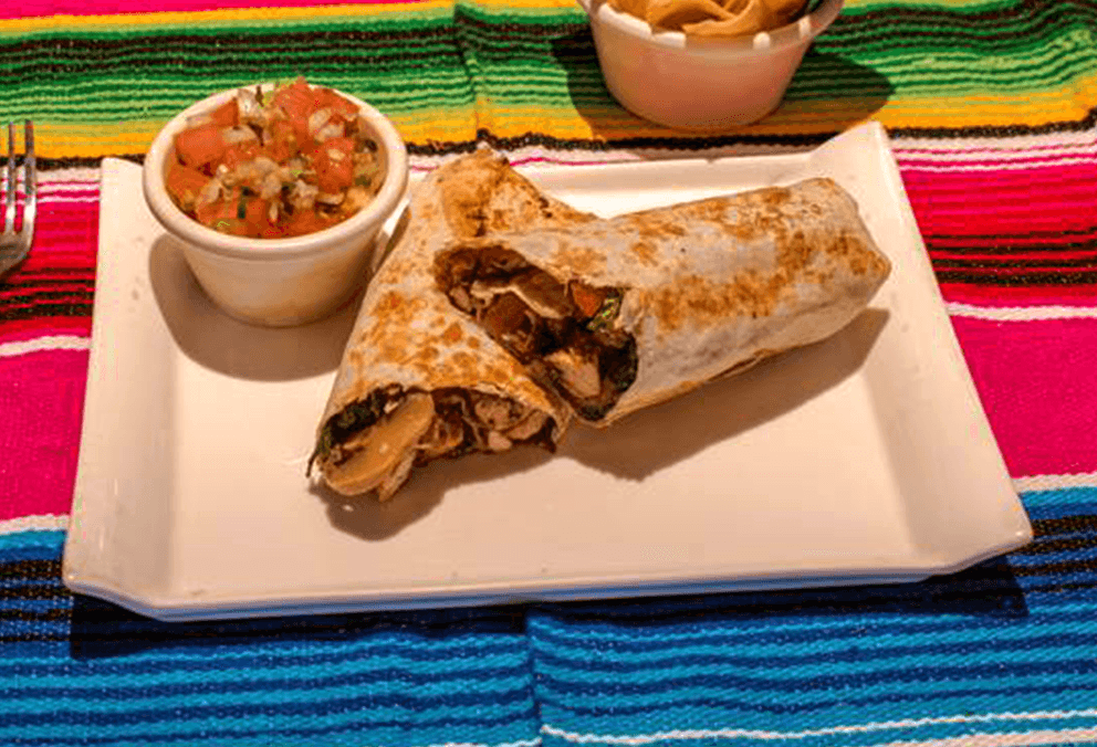 Burrito de Pollo Bajo en Calorías