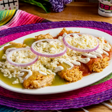 Enchiladas Divorciadas O Verdes