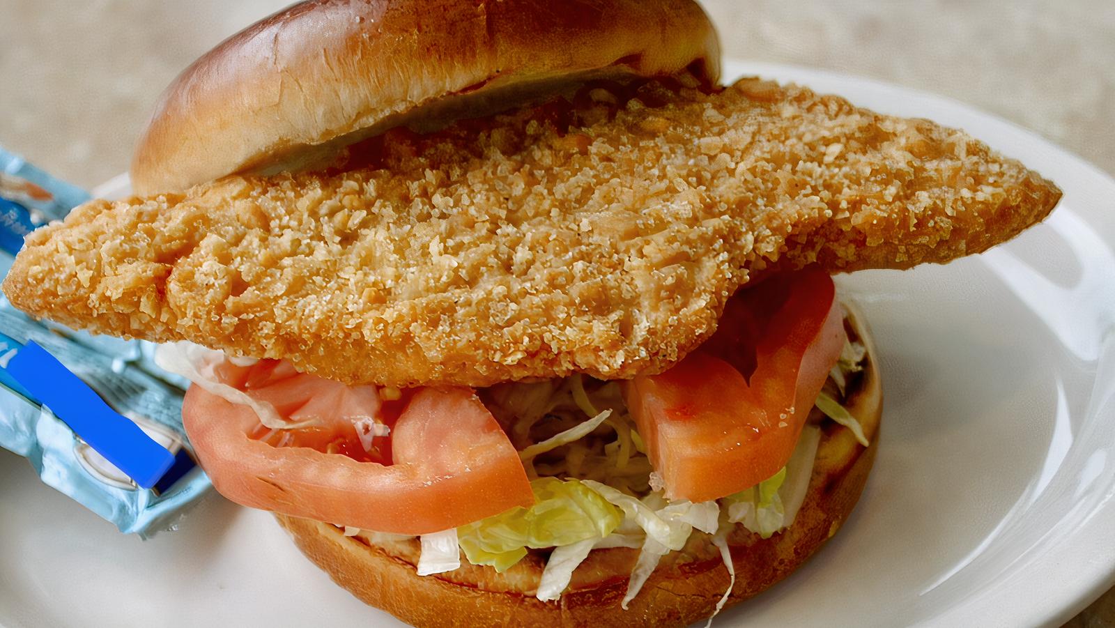 Perch Fillet Sandwich