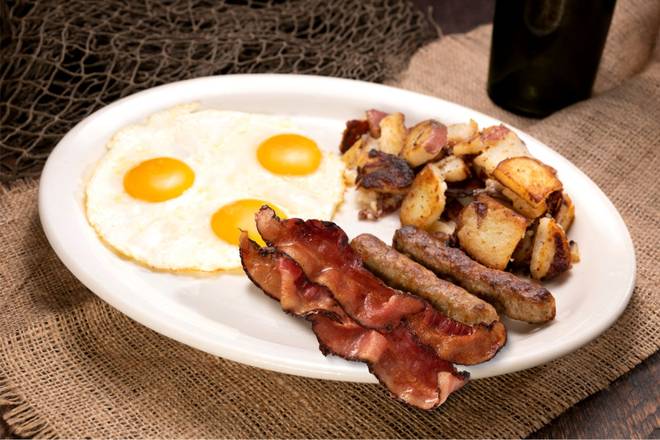 Bacon and Sausage Combo Platter