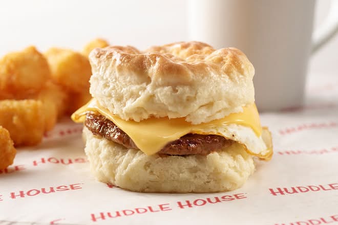 Bacon or Sausage, Egg and Cheese Biscuit Combo