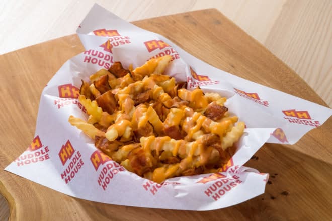 Cheesy Bacon Crinkle Fries