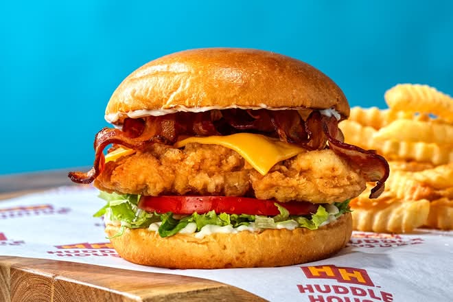 Crispy Chicken Club Sandwich Meal