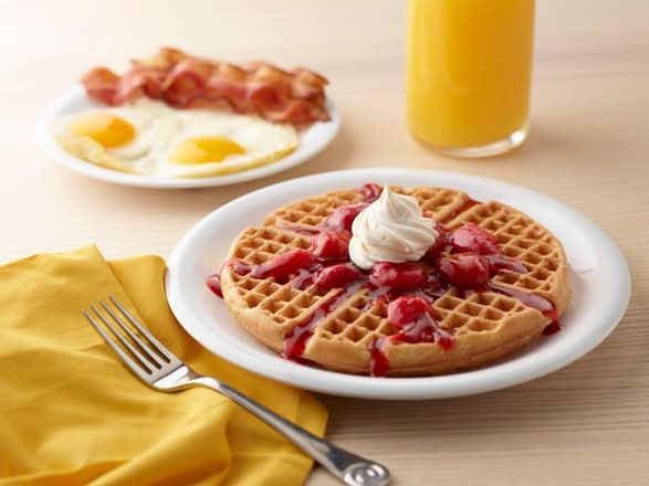 Golden Waffle Platter