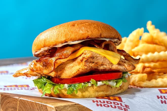 Grilled Chicken Club Sandwich Meal