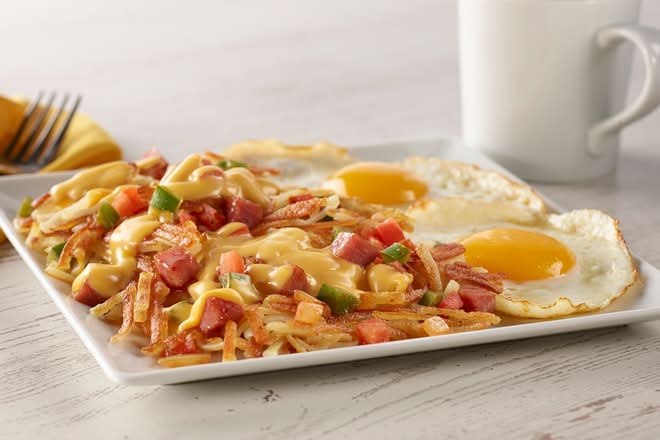 Hashbrowns ATW w/ Two Eggs Combo