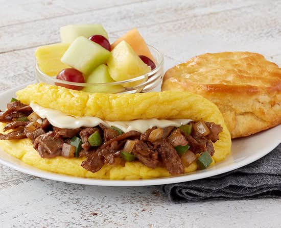 Philly Cheesesteak Omelet