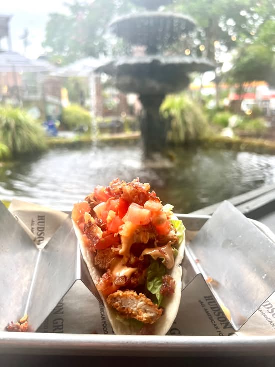 Fried Chicken BLT Taco