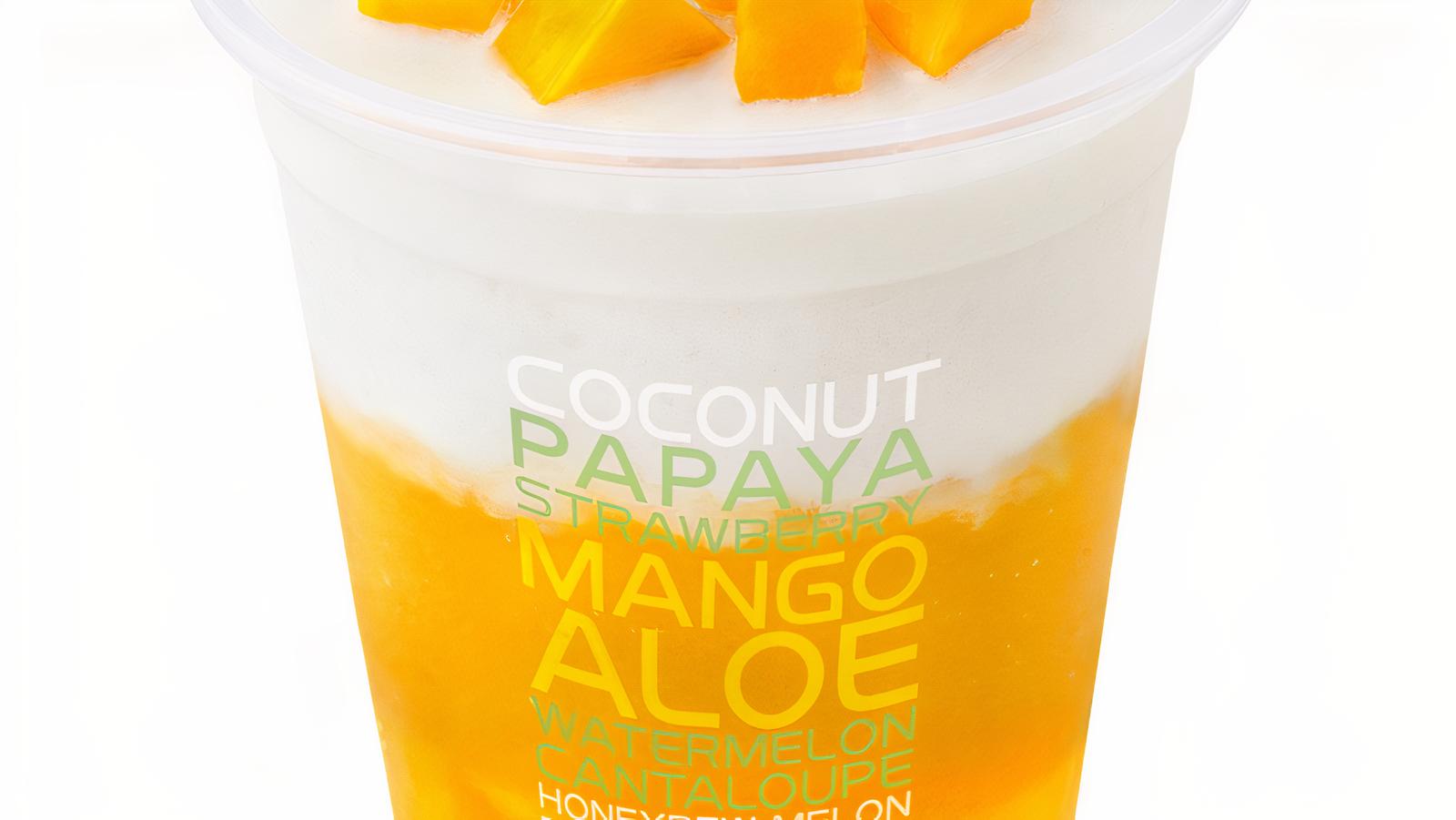 A1. Mango and Coconut with Mango Jelly