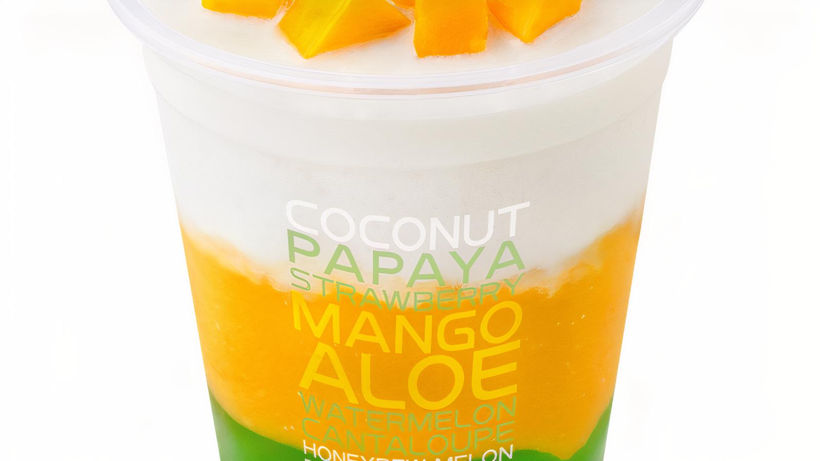A2. Mango and Coconut with Aloe Jelly