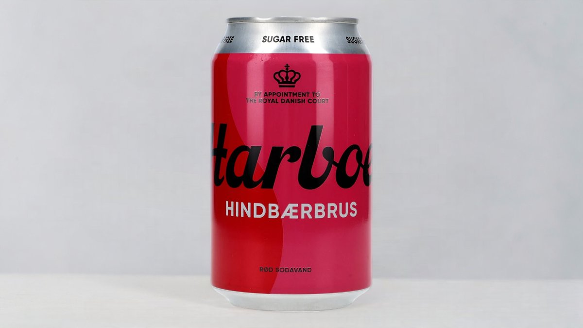 Harboe Hindbærbrus Sukkerfri 0,33 l